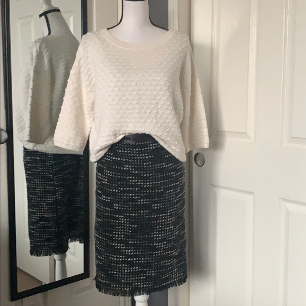 Kenneth Cole tweed skirt